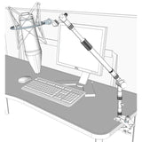 Swing Arm Podcast Stand System